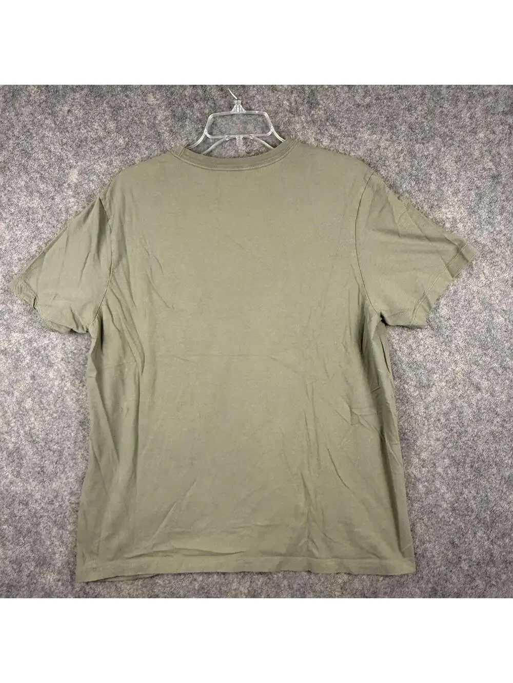 Nike Tee Shirt Olive Green Pink Graphics Men Size Large 623